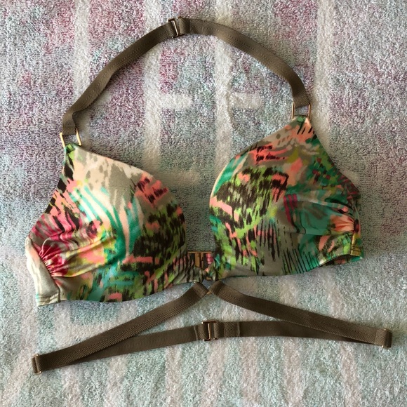 Victoria's Secret Other - Victoria Secret Strappy Hottie Halter Swim Top 32A
